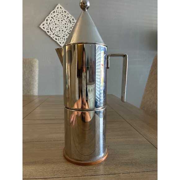 Alessi La Conica Expresso Coffee Makers H: 9" made Italy - Picture 1 of 12